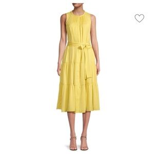 Kobi Halperin Yellow Halter Sundress